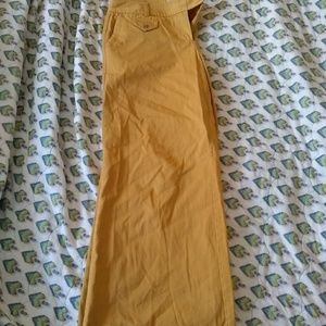 Victoria's Secret Gold Wide Leg Pants